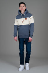 Wilkins Navy Mix Hoodie